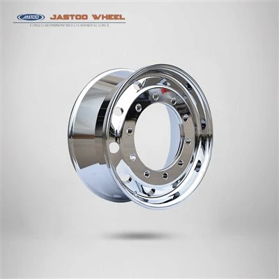 Tryc Alloy Wheel Wedi'i sgleinio ar y Ddwy Ochr 22.5*9.0 Modfedd Rimiau